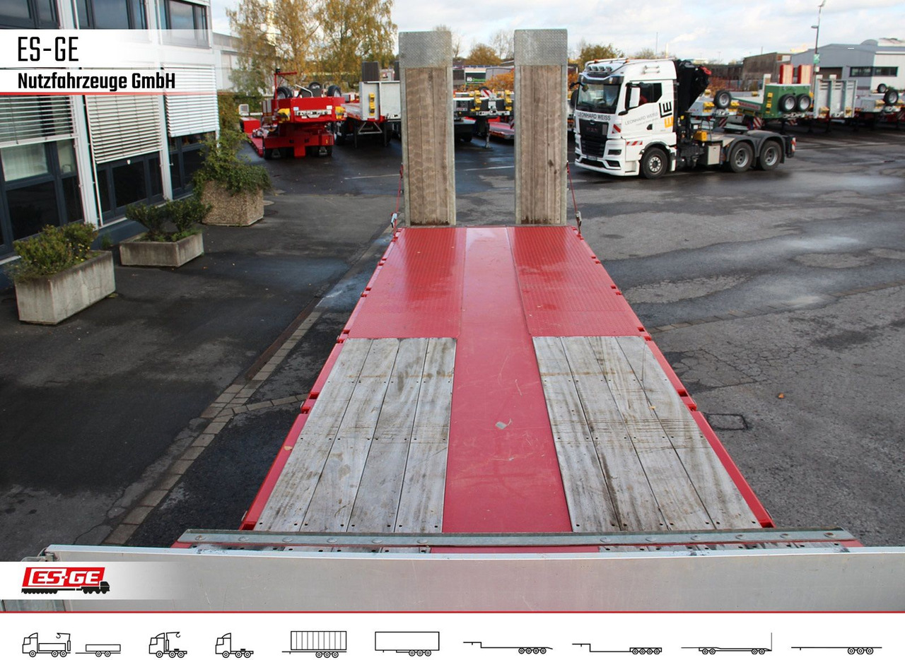 Faymonville MAX Trailer MAX100 Semi-Tieflader 1tlg. Rampen - Žemo profilio platforma puspriekabė: foto 4 Faymonville MAX Trailer MAX100 Semi-Tieflader 1tlg. Rampen - Žemo profilio platforma puspriekabė: foto 4