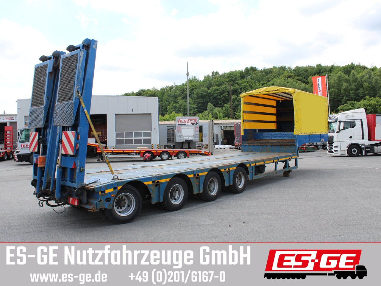 Kässbohrer 4-Achs-Satteltieflader - Žemo profilio platforma puspriekabė: foto 3 Kässbohrer 4-Achs-Satteltieflader - Žemo profilio platforma puspriekabė: foto 3