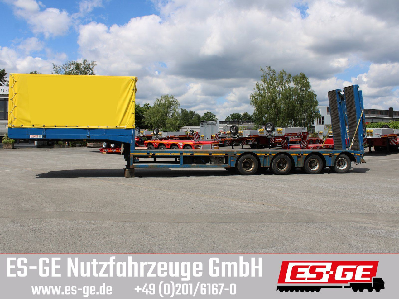 Kässbohrer 4-Achs-Satteltieflader - Žemo profilio platforma puspriekabė: foto 5 Kässbohrer 4-Achs-Satteltieflader - Žemo profilio platforma puspriekabė: foto 5