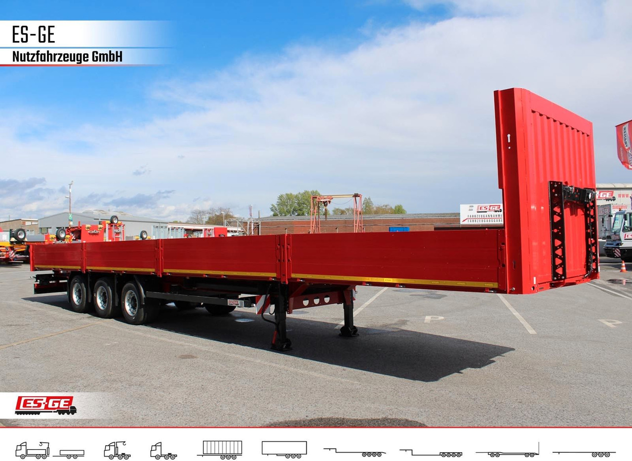 Kögel 3-Achs-Mega Chassis, Bordwände - Platforminė/ Bortinė puspriekabė: foto 4 Kögel 3-Achs-Mega Chassis, Bordwände - Platforminė/ Bortinė puspriekabė: foto 4