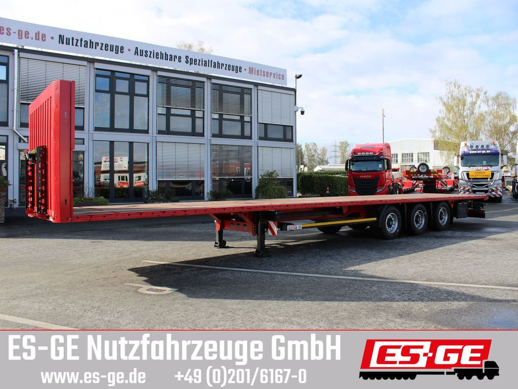 Kögel 3-Achs-Mega Chassis - Platforminė/ Bortinė puspriekabė: foto 1 Kögel 3-Achs-Mega Chassis - Platforminė/ Bortinė puspriekabė: foto 1