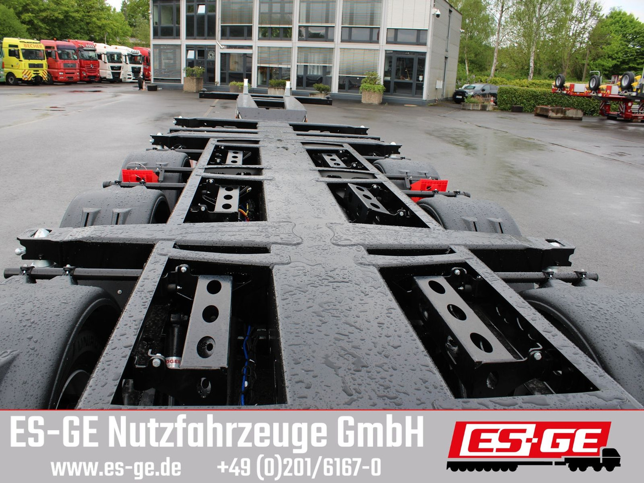 Konteineris-vežimus/ Sukeisti kūną puspriekabė Kögel PORT 45 TRIPLEX Containerchassis: foto 10