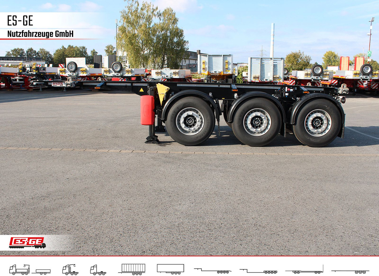 Krone Box Liner 3-Achs-Containerchassis 20' - Konteineris-vežimus/ Sukeisti kūną puspriekabė: foto 3 Krone Box Liner 3-Achs-Containerchassis 20' - Konteineris-vežimus/ Sukeisti kūną puspriekabė: foto 3