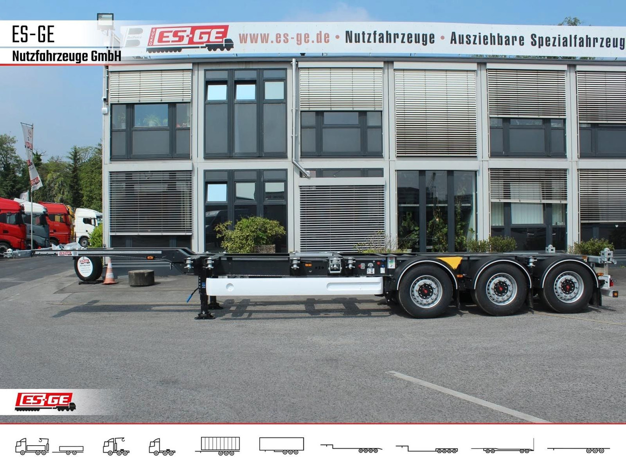 Wielton 3-Achs-Containerchassis - multifunktional - Konteineris-vežimus/ Sukeisti kūną puspriekabė: foto 3 Wielton 3-Achs-Containerchassis - multifunktional - Konteineris-vežimus/ Sukeisti kūną puspriekabė: foto 3