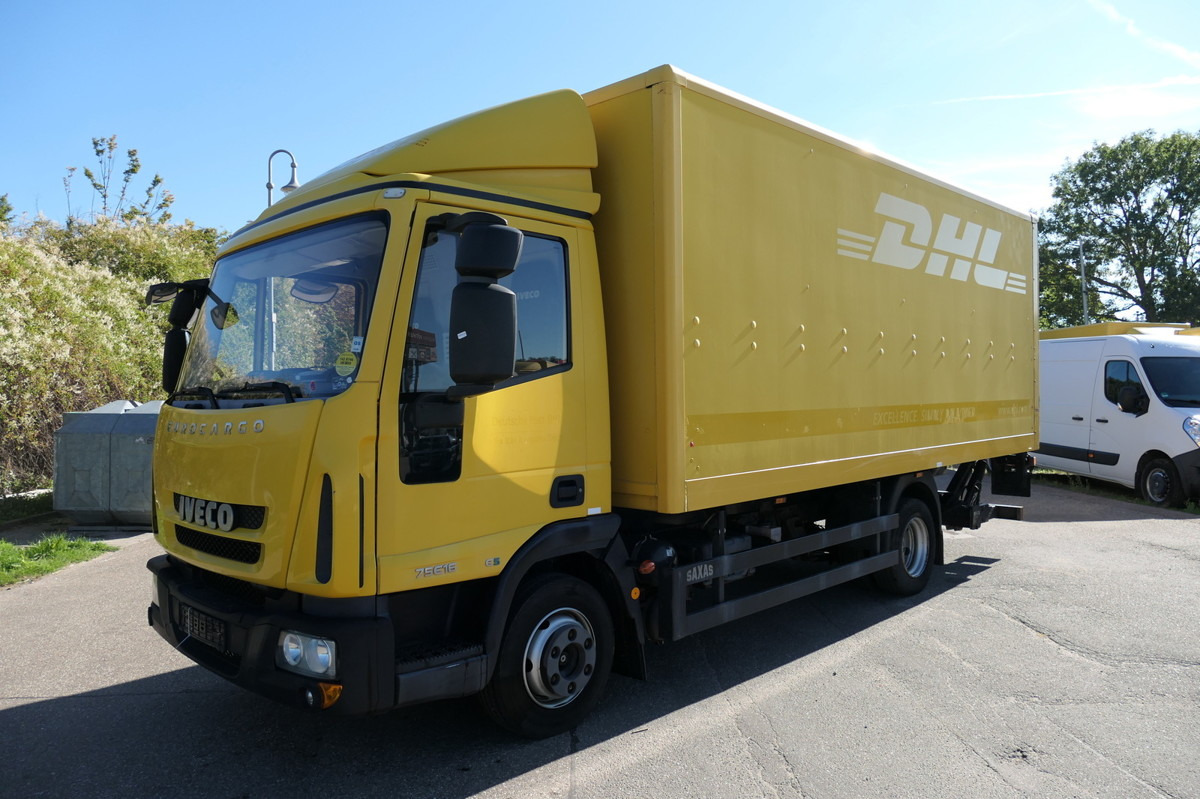 IVECO EuroCargo ML 75 E 16 P LBW LUFT AUTOMATIK COC EU - Furgonas su krovinių dėže: foto 1 IVECO EuroCargo ML 75 E 16 P LBW LUFT AUTOMATIK COC EU - Furgonas su krovinių dėže: foto 1