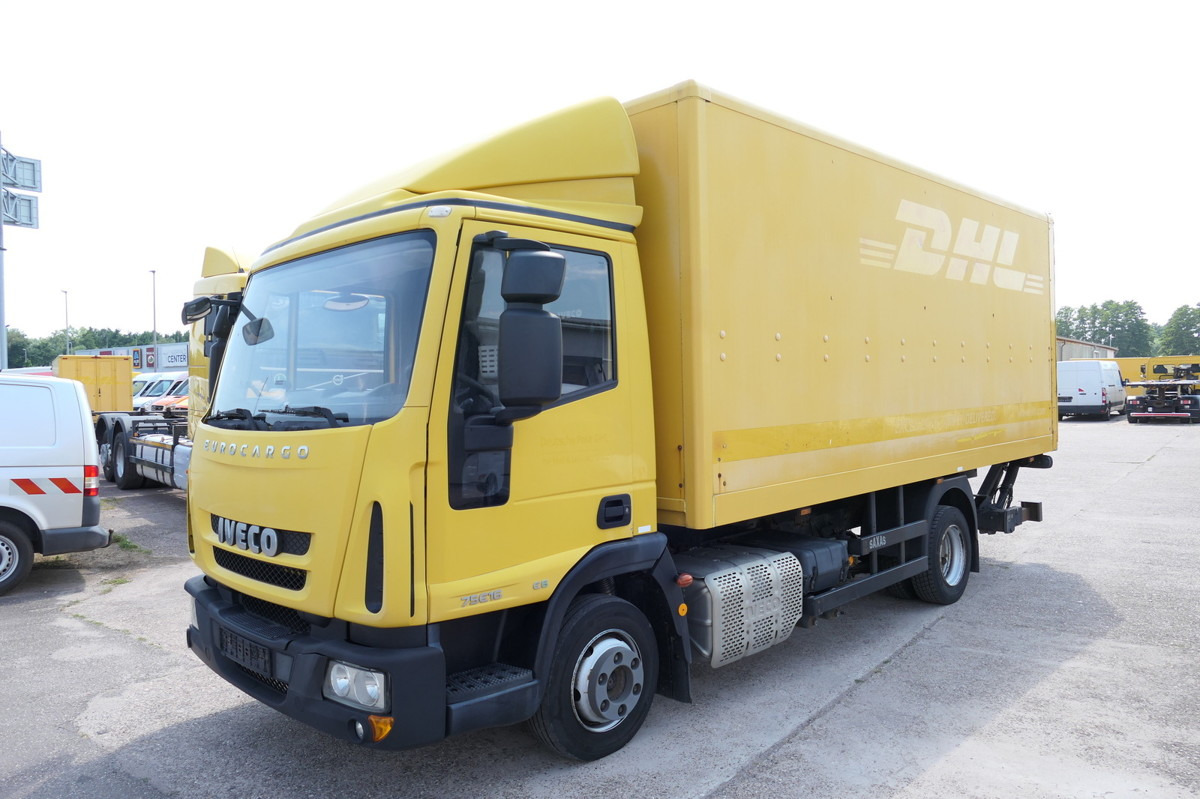 IVECO EuroCargo ML 75 E 16 P LBW LUFT AUTOMATIK COC EU - Furgonas su krovinių dėže: foto 1 IVECO EuroCargo ML 75 E 16 P LBW LUFT AUTOMATIK COC EU - Furgonas su krovinių dėže: foto 1