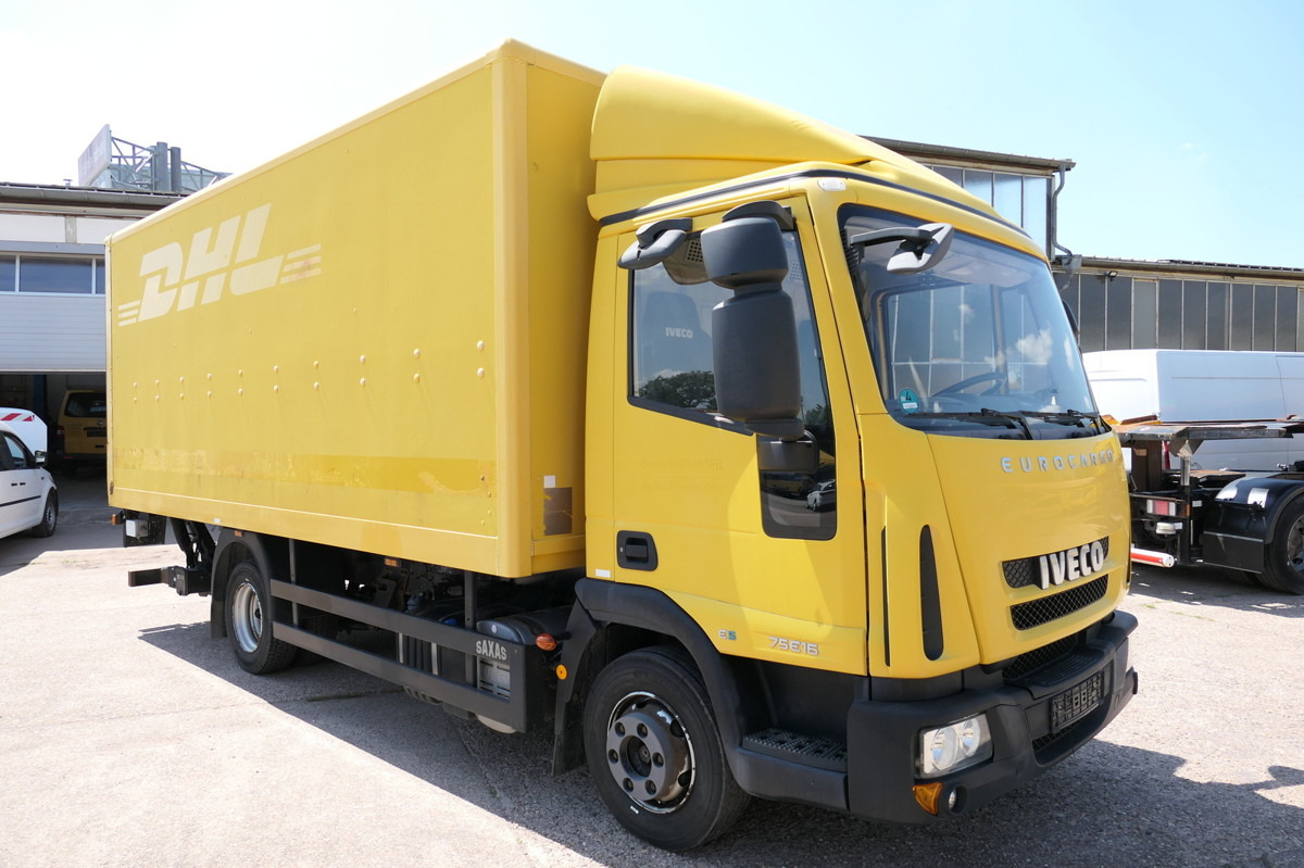 IVECO EuroCargo ML 75 E 16 P LBW LUFT AUTOMATIK COC EU - Furgonas su krovinių dėže: foto 1 IVECO EuroCargo ML 75 E 16 P LBW LUFT AUTOMATIK COC EU - Furgonas su krovinių dėže: foto 1