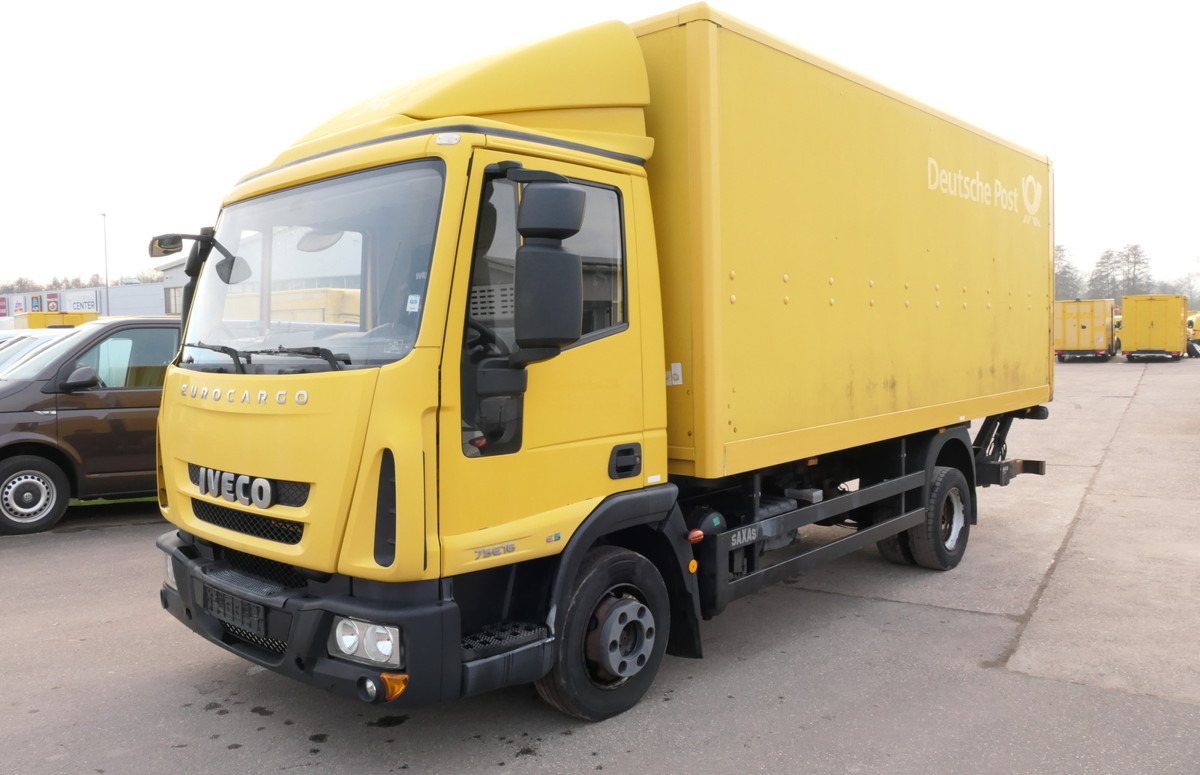 IVECO EuroCargo ML 75 E 16 P LBW LUFT AUTOMATIK COC EU - Furgonas su krovinių dėže: foto 1 IVECO EuroCargo ML 75 E 16 P LBW LUFT AUTOMATIK COC EU - Furgonas su krovinių dėže: foto 1