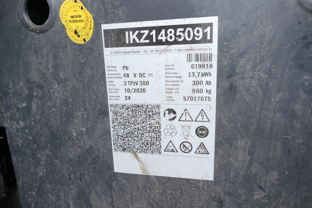 Elektrinis vilkikas LINDE P 60 Z Schlepper Batterie 10/2020 3-Rad: foto 11