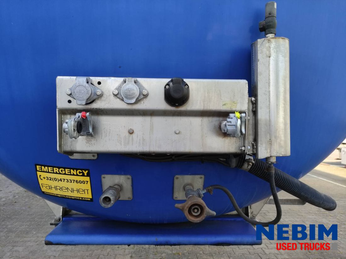 Puspriekabė cisterna Burg BPO 12-27 Z - 26.165L - Inox Pump: foto 15