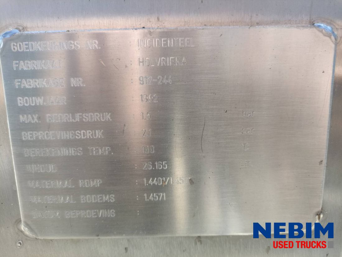 Burg BPO 12-27 Z - Tank 26.165 Ltr - Puspriekabė cisterna: foto 5 Burg BPO 12-27 Z - Tank 26.165 Ltr - Puspriekabė cisterna: foto 5