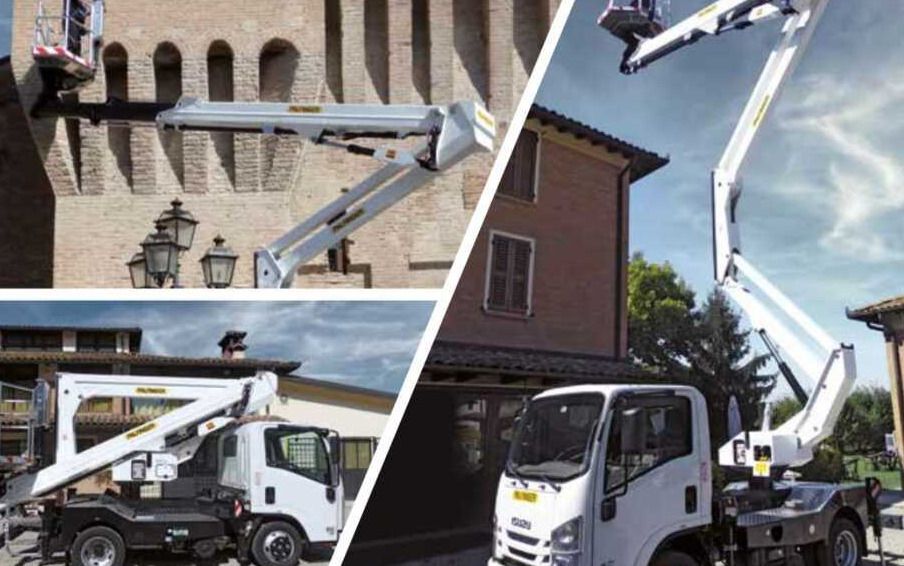 Palfinger P240 AXE (ISUZU M1) - Autobokštelio: foto 4 Palfinger P240 AXE (ISUZU M1) - Autobokštelio: foto 4