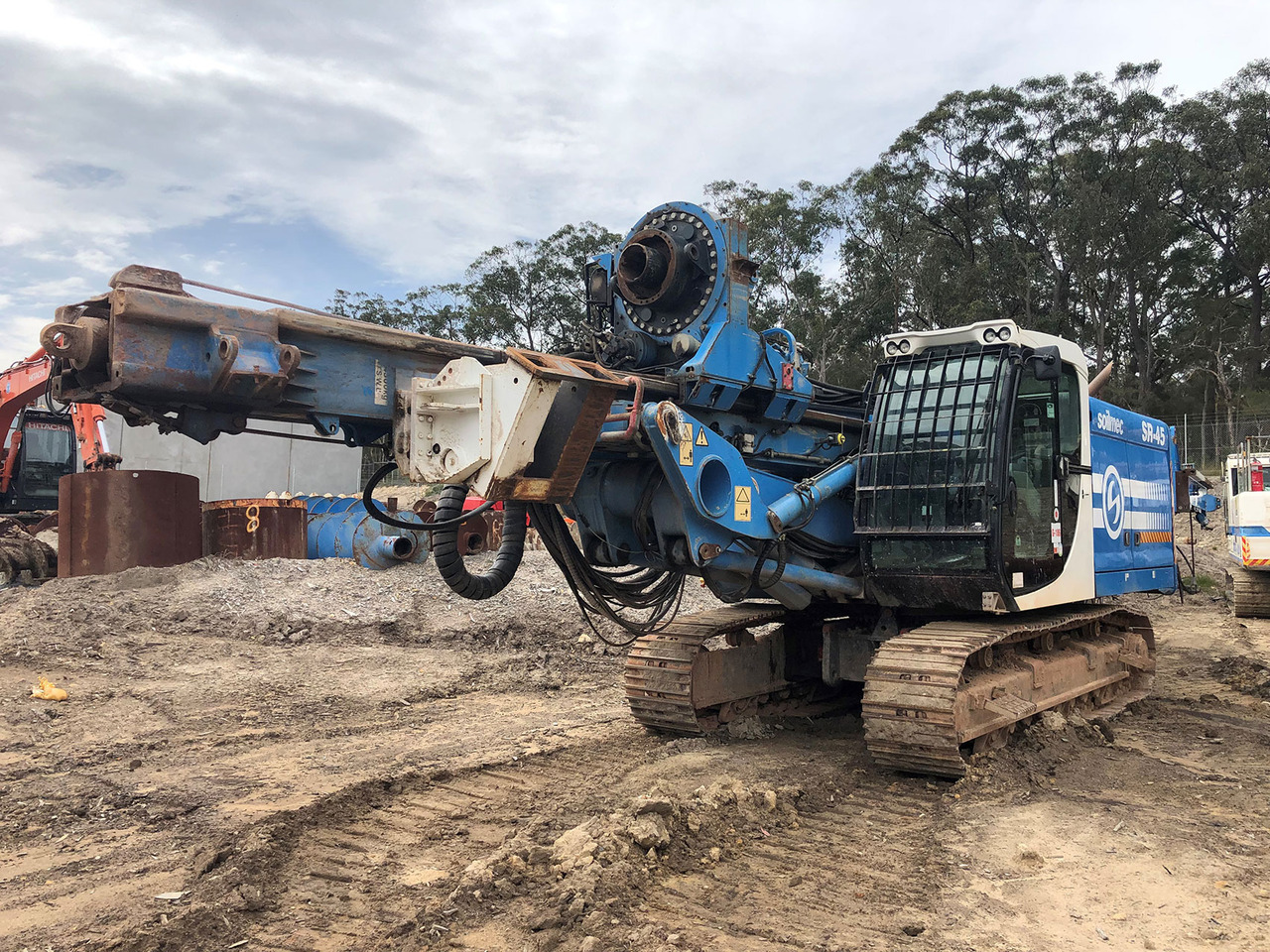 Soilmec SR-45 - Polių kalimo mašina: foto 1 Soilmec SR-45 - Polių kalimo mašina: foto 1