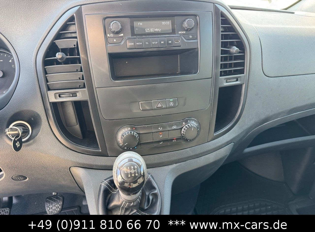 Mažas furgonas Mercedes-Benz Vito 110 CDi lang Doka Mixto 6 Sitze Klima: foto 12