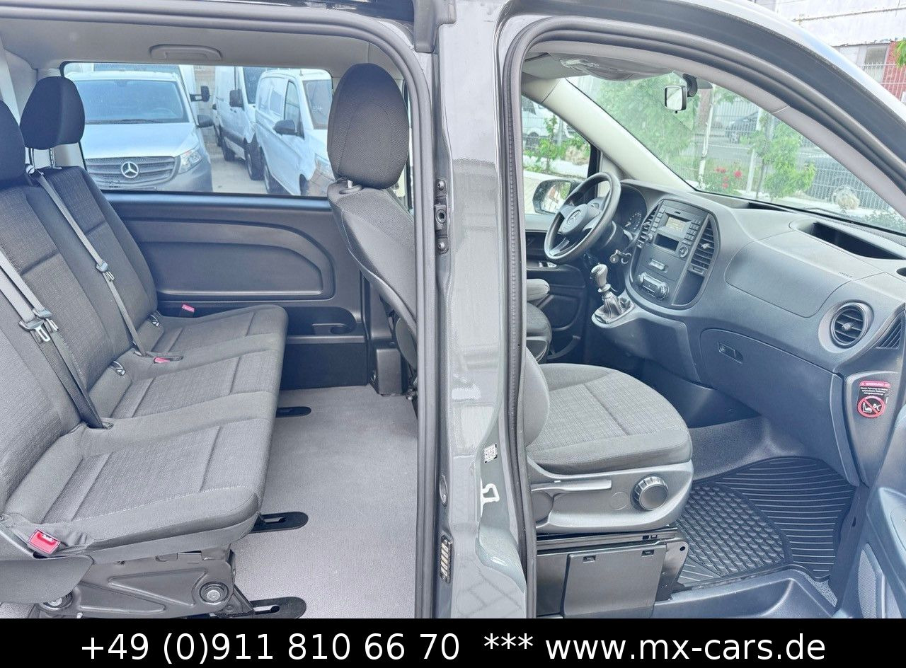 Mažas furgonas Mercedes-Benz Vito 114 extralang Doka Mixto Klima AHK 5 Sitze: foto 18