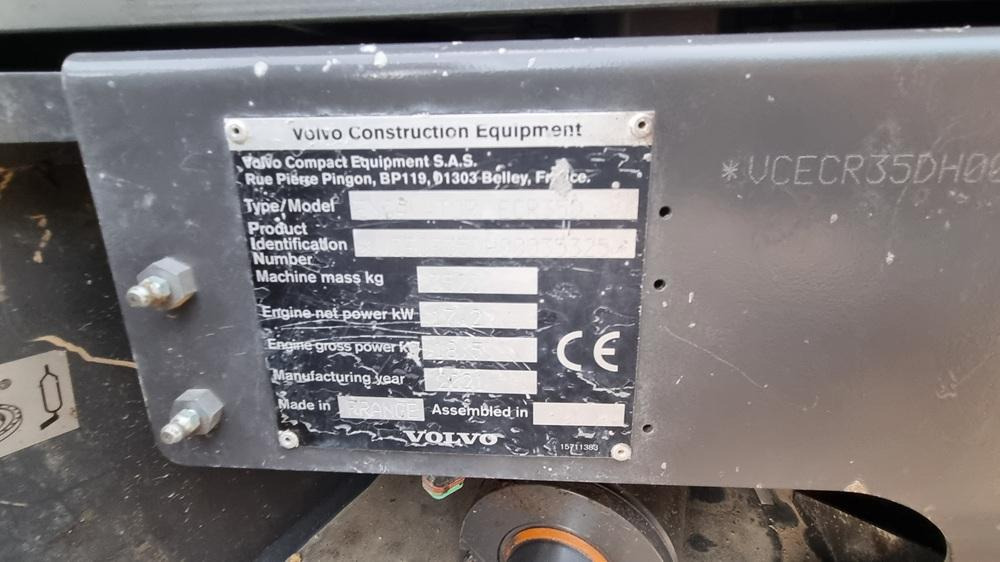 Mini ekskavatorius Volvo ECR35D: foto 11