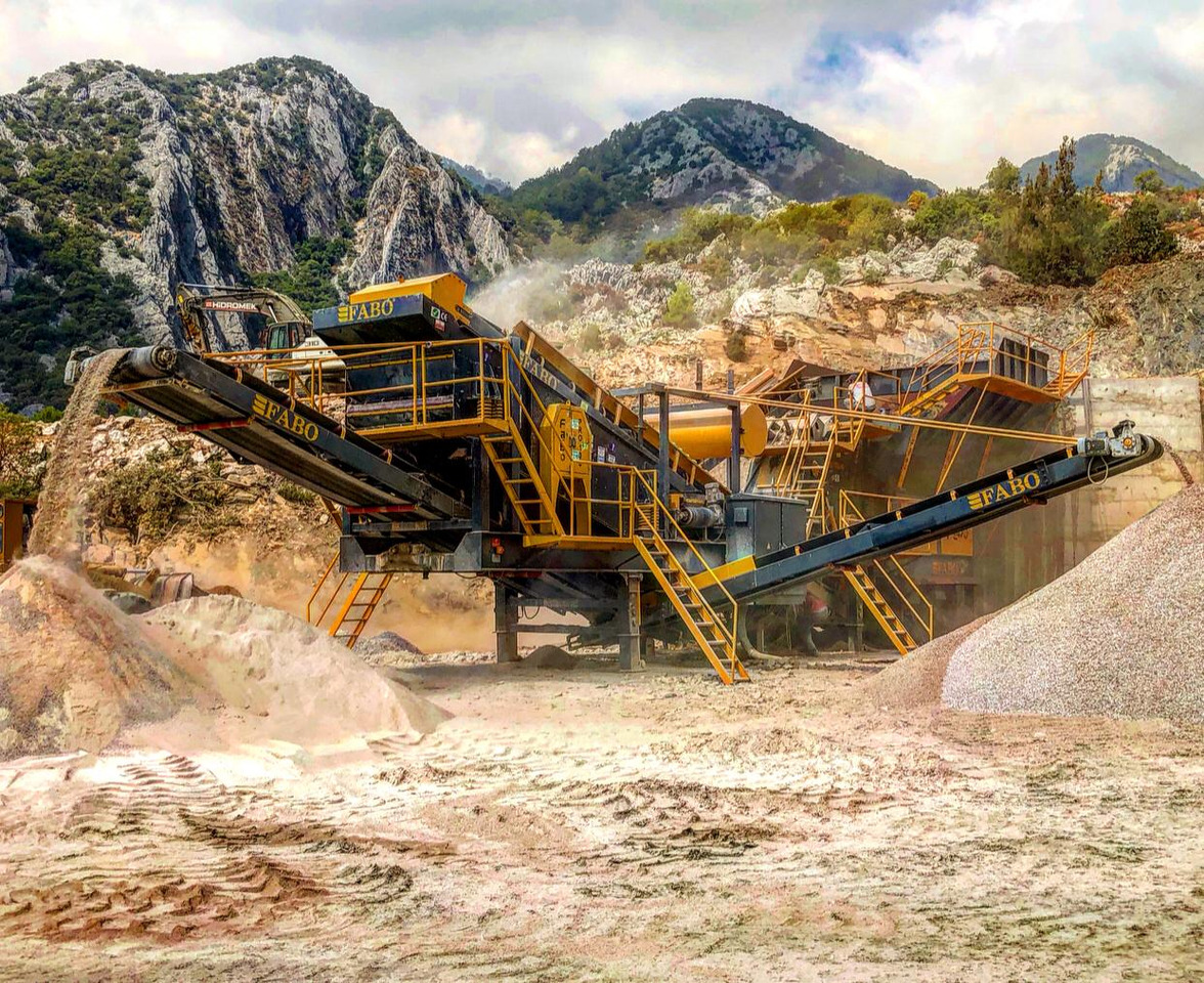 FABO Mining machinery - crushing plant - Kasybos mašina: foto 1 FABO Mining machinery - crushing plant - Kasybos mašina: foto 1