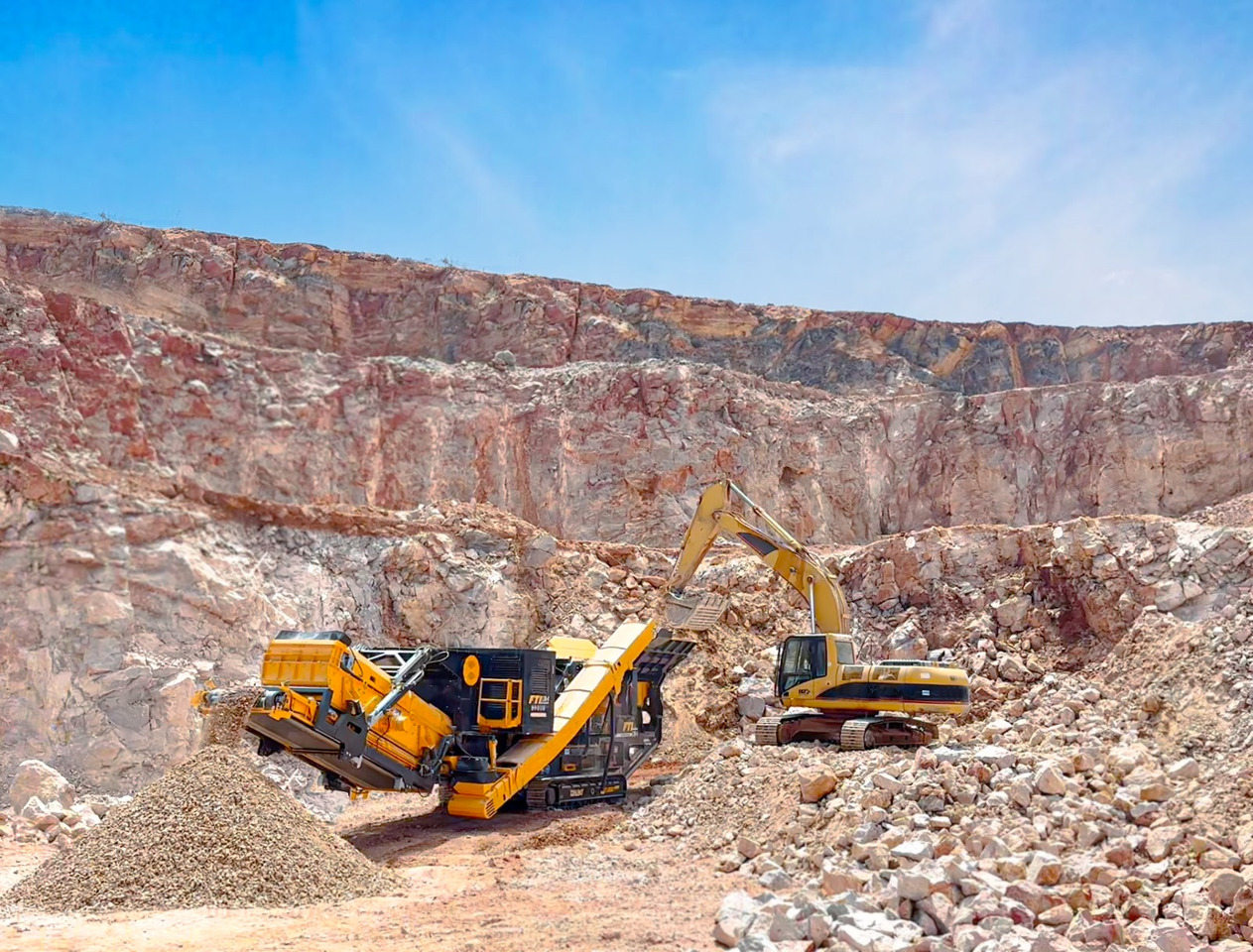 FABO Mobile crusher - Mobilus trupintuvas: foto 4 FABO Mobile crusher - Mobilus trupintuvas: foto 4