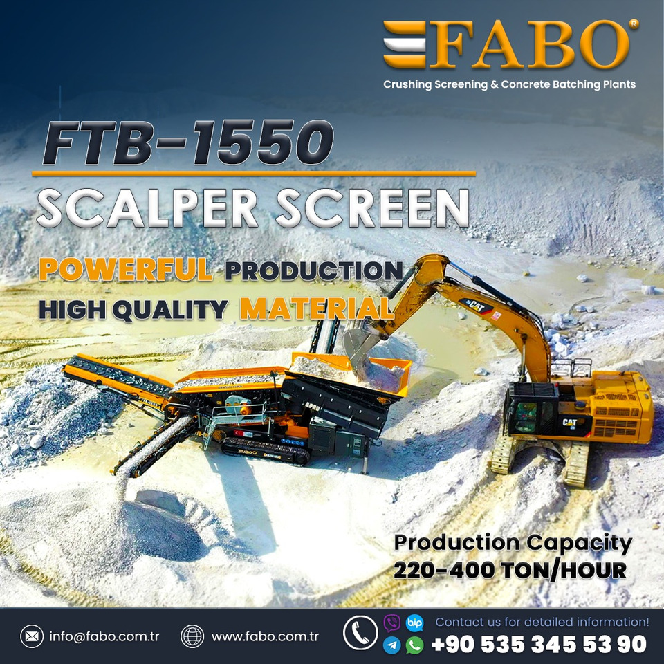 FABO Mobile crusher - Mobilus trupintuvas: foto 1 FABO Mobile crusher - Mobilus trupintuvas: foto 1