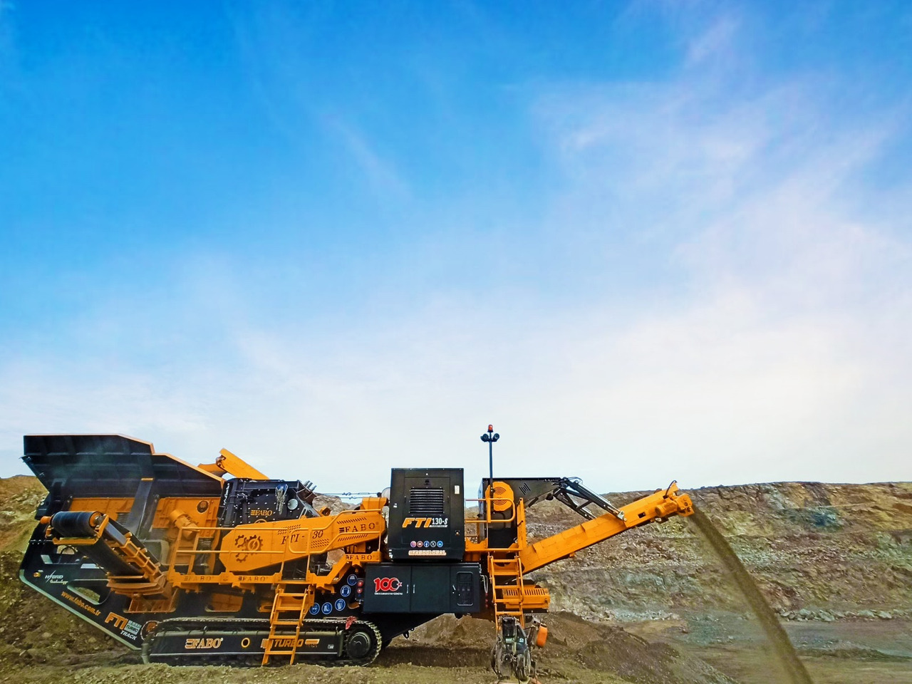 FABO Mobile crusher - Mobilus trupintuvas: foto 4 FABO Mobile crusher - Mobilus trupintuvas: foto 4