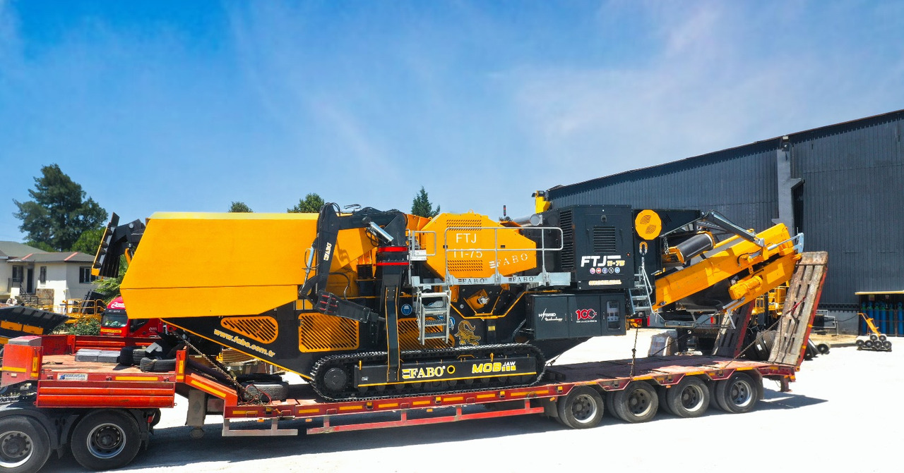 Nauja Mobilus trupintuvas FABO Mobile crusher: foto 1