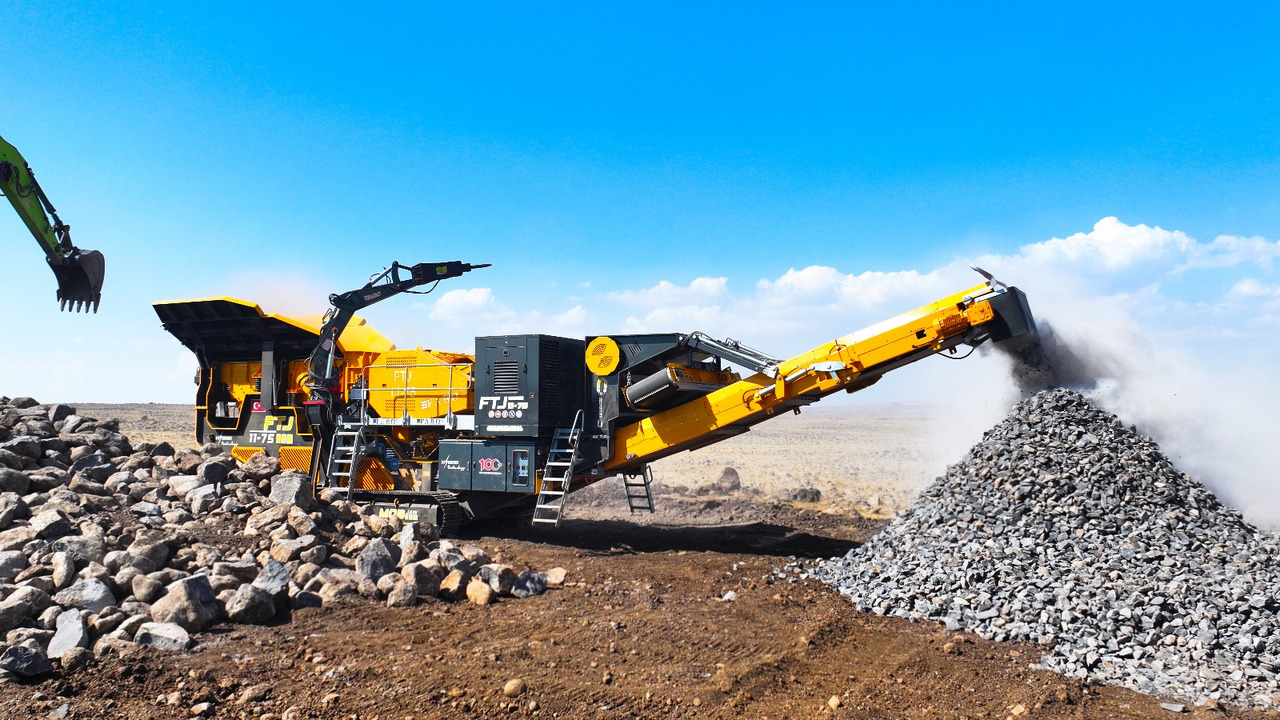 FABO Mobile crusher - Mobilus trupintuvas: foto 1 FABO Mobile crusher - Mobilus trupintuvas: foto 1