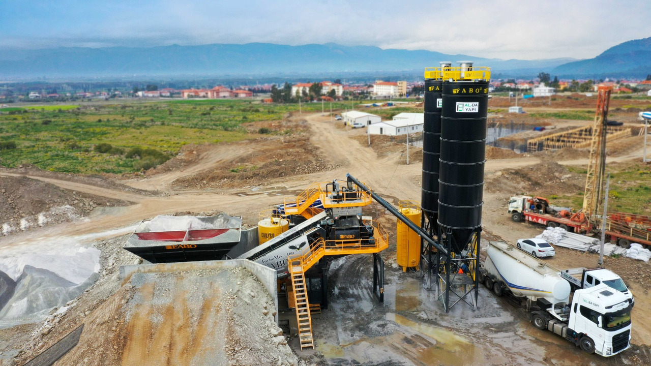 Nauja Betono gamykla FABO mobile concrete batching plant: foto 5 Nauja Betono gamykla FABO mobile concrete batching plant: foto 5