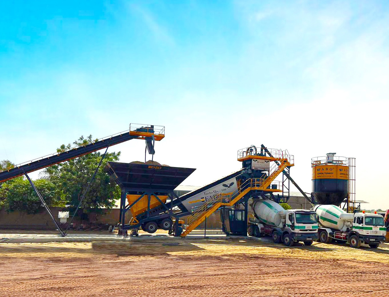 FABO mobile concrete batching plant - Betono gamykla: foto 2 FABO mobile concrete batching plant - Betono gamykla: foto 2
