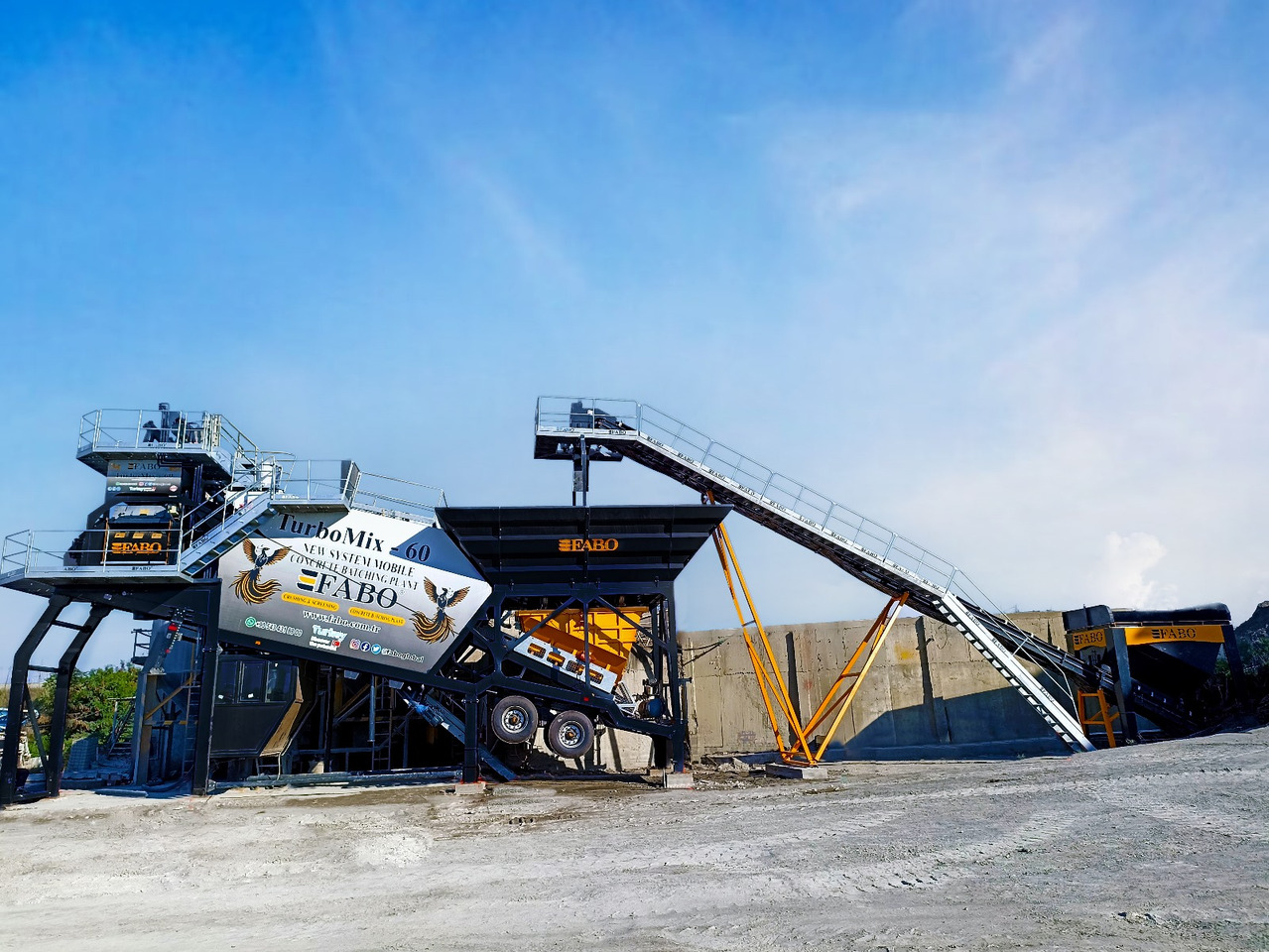 FABO mobile concrete batching plant - Betono gamykla: foto 2 FABO mobile concrete batching plant - Betono gamykla: foto 2