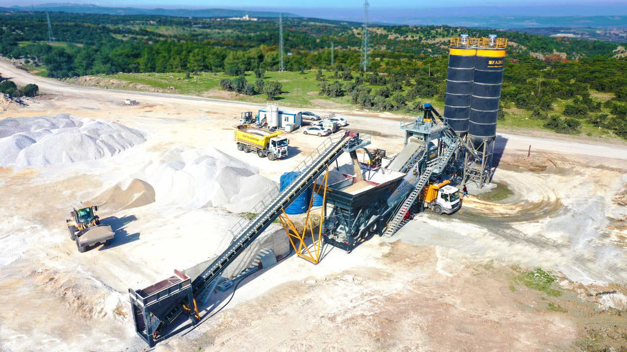 Nauja Betono gamykla FABO mobile concrete batching plant: foto 1