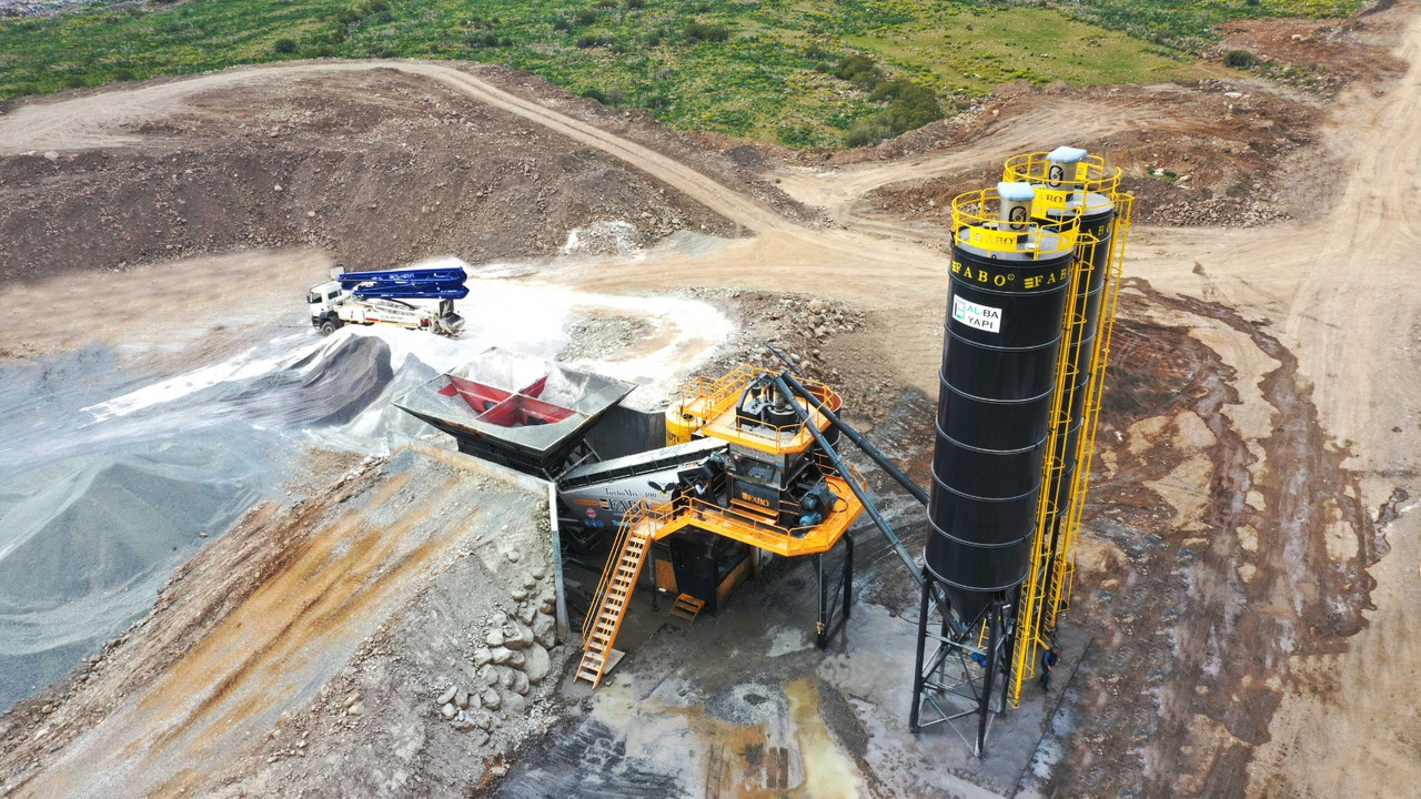 Nauja Betono gamykla FABO mobile concrete batching plant: foto 6 Nauja Betono gamykla FABO mobile concrete batching plant: foto 6