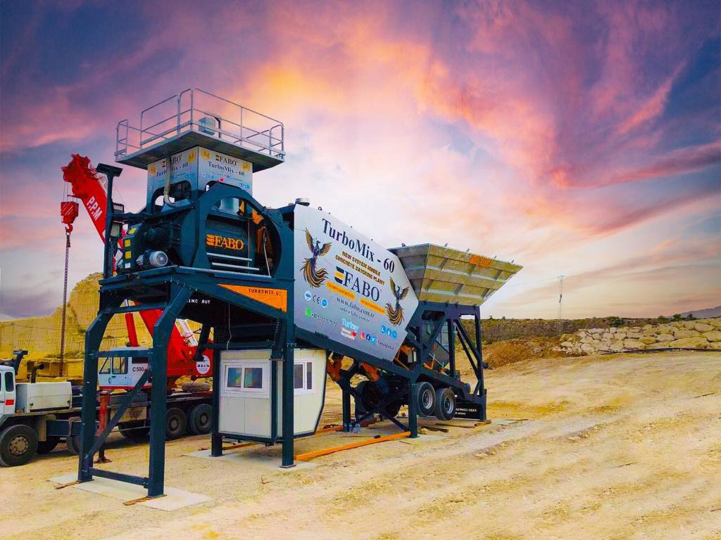 FABO mobile concrete batching plant - Betono gamykla: foto 2 FABO mobile concrete batching plant - Betono gamykla: foto 2