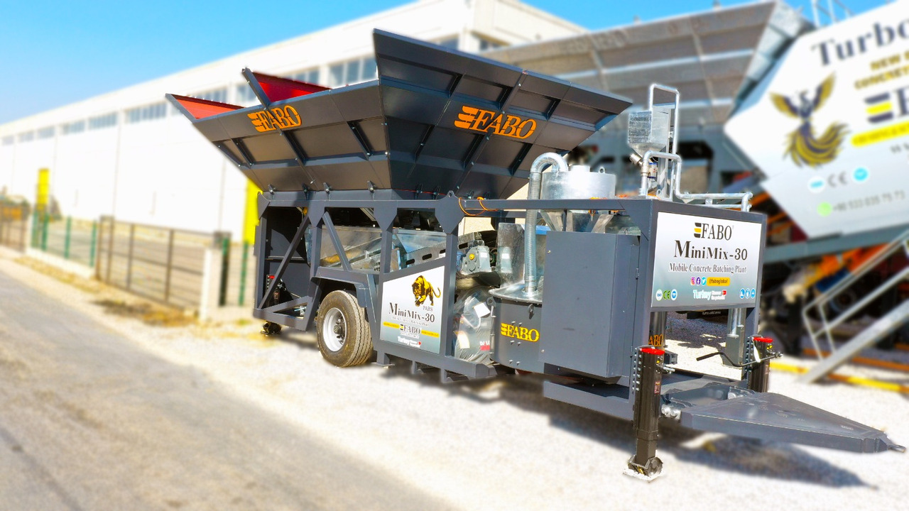 FABO mobile concrete batching plant - Betono gamykla: foto 1 FABO mobile concrete batching plant - Betono gamykla: foto 1