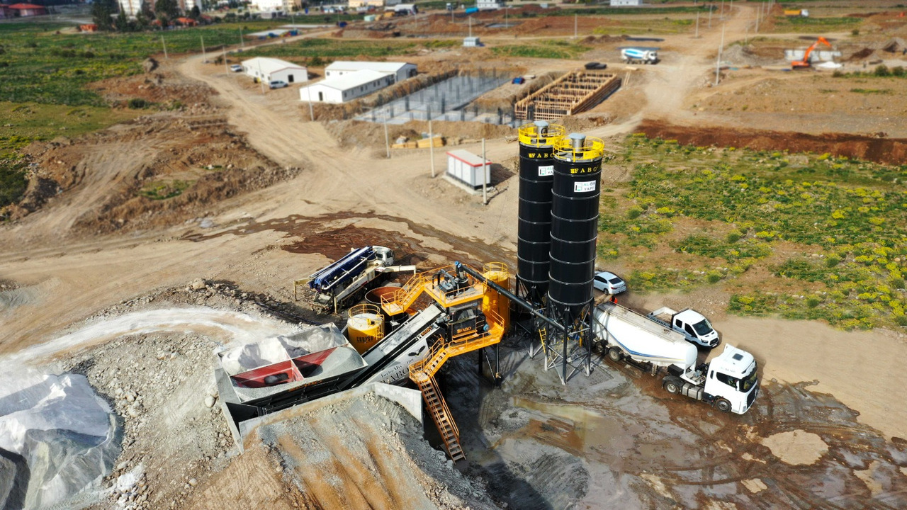 Nauja Betono gamykla FABO mobile concrete batching plant: foto 7 Nauja Betono gamykla FABO mobile concrete batching plant: foto 7