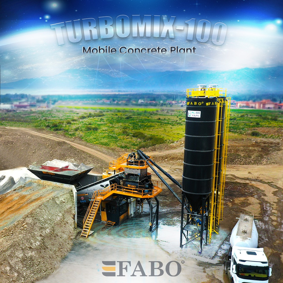 FABO mobile concrete batching plant - Betono gamykla: foto 1 FABO mobile concrete batching plant - Betono gamykla: foto 1