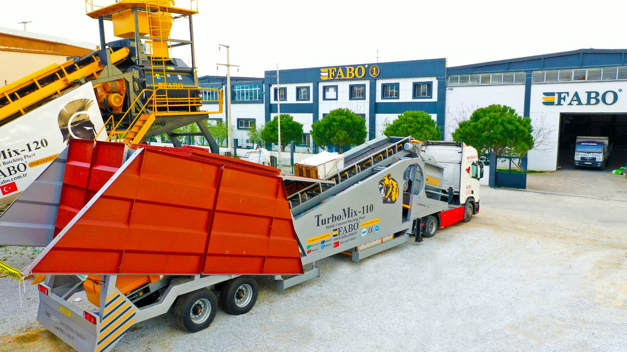 FABO mobile concrete batching plant - Betono gamykla: foto 1 FABO mobile concrete batching plant - Betono gamykla: foto 1