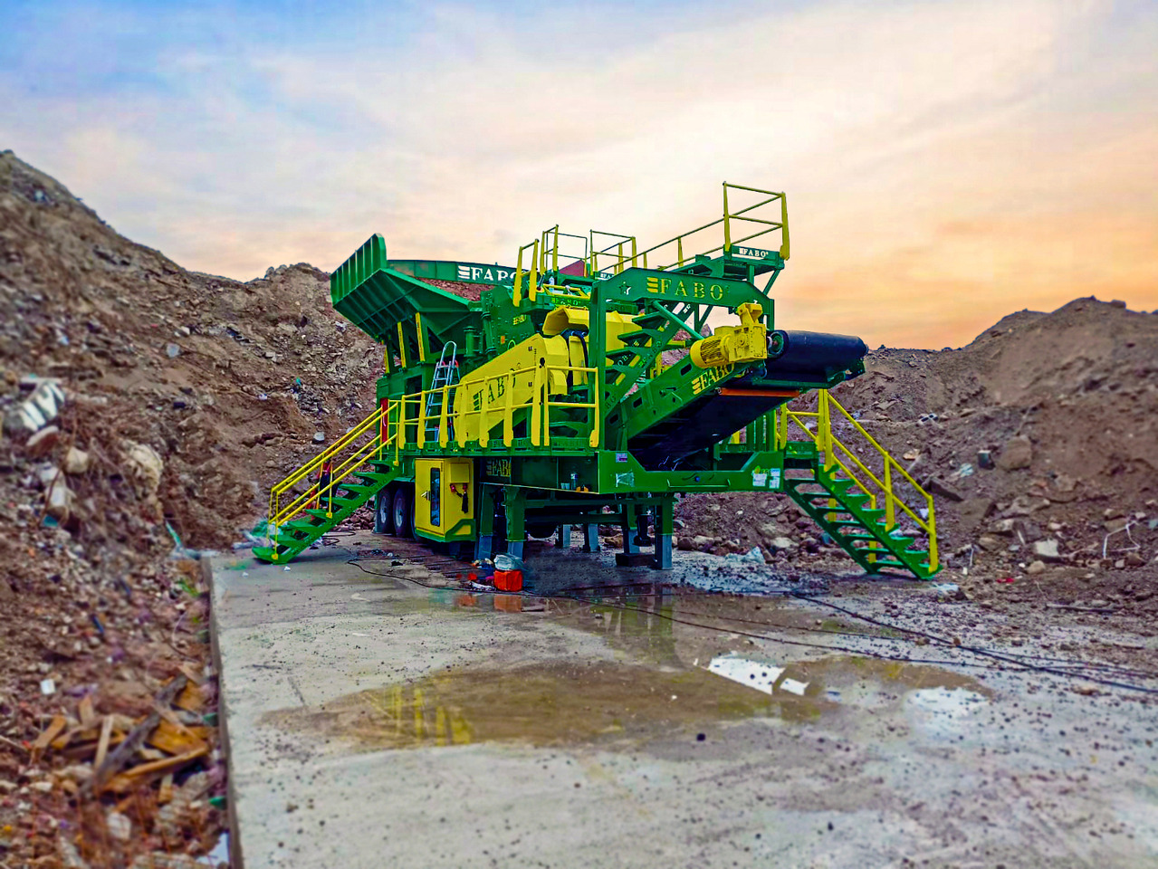 FABO mobile impact crusher - Smūginis trupintuvas: foto 4 FABO mobile impact crusher - Smūginis trupintuvas: foto 4