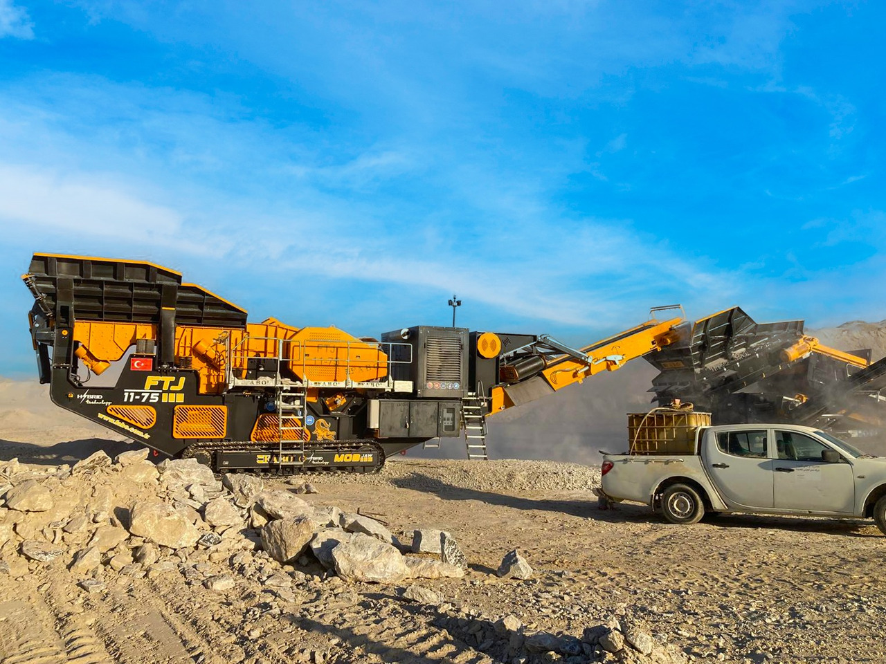 FABO mobile jaw crusher - Žandikaulio trupintuvas: foto 3 FABO mobile jaw crusher - Žandikaulio trupintuvas: foto 3
