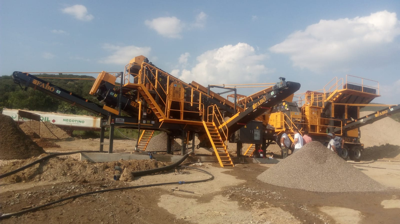 Nauja Žandikaulio trupintuvas FABO mobile jaw crusher: foto 12