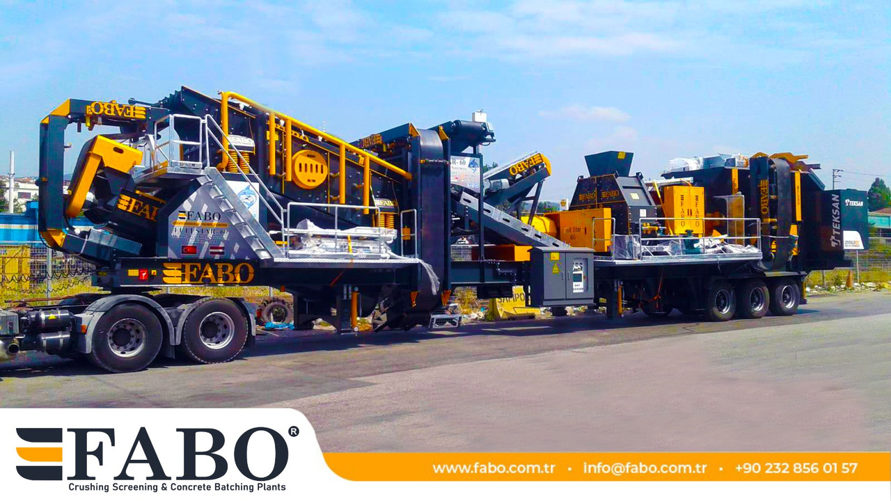 Nauja Žandikaulio trupintuvas FABO mobile jaw crusher: foto 16