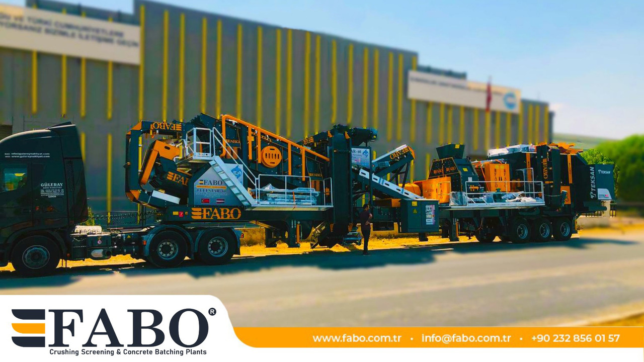 Nauja Žandikaulio trupintuvas FABO mobile jaw crusher: foto 20