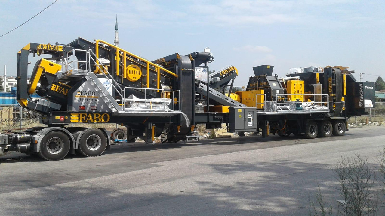 Nauja Žandikaulio trupintuvas FABO mobile jaw crusher: foto 21