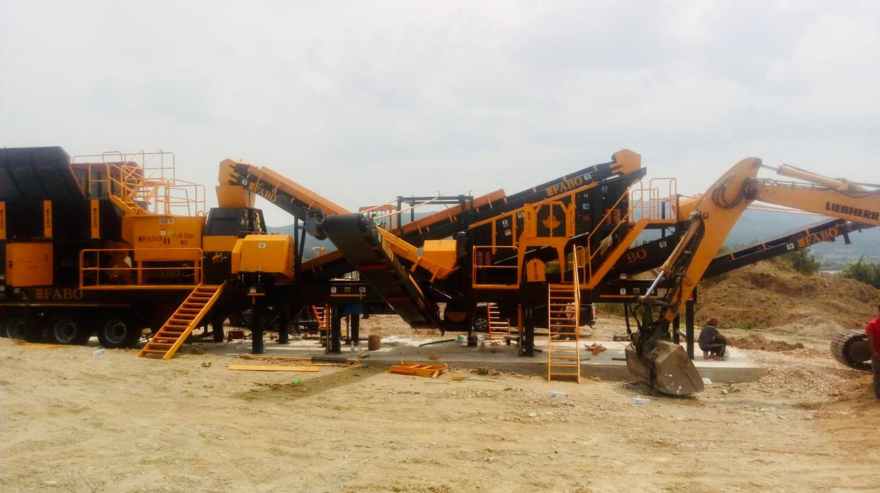 Nauja Žandikaulio trupintuvas FABO mobile jaw crusher: foto 10