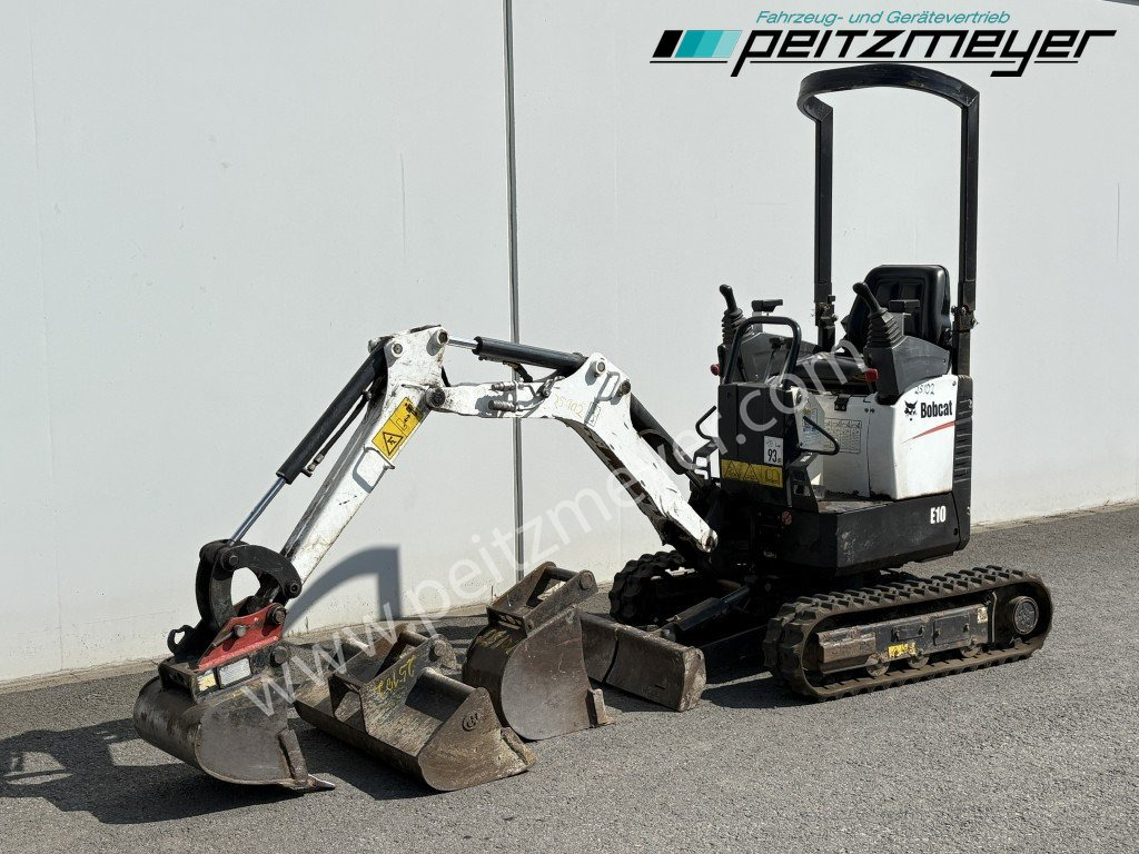 BOBCAT Minibagger E 10 verstellbares Fahrwerk 710 - 1.100 mm, - Mini ekskavatorius: foto 1 BOBCAT Minibagger E 10 verstellbares Fahrwerk 710 - 1.100 mm, - Mini ekskavatorius: foto 1