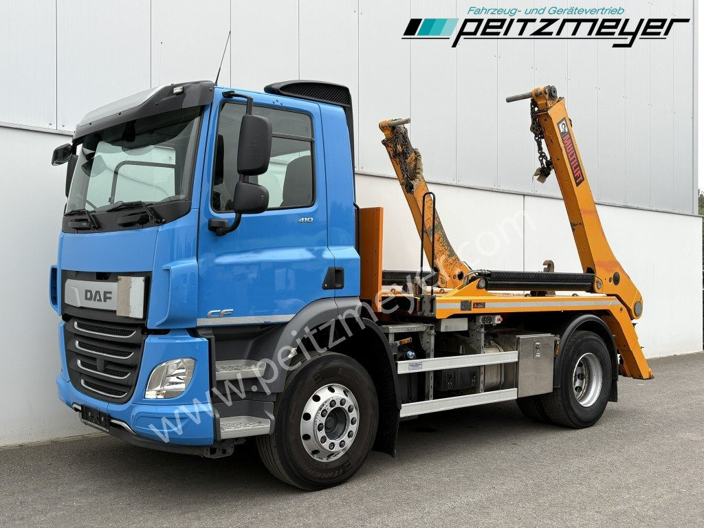 DAF CF 410 FA Multilift Futura 12 Tele + Zusatzverriegelung - Nuožulnaus pakėlimo ant platformos sunkvežimis: foto 1 DAF CF 410 FA Multilift Futura 12 Tele + Zusatzverriegelung - Nuožulnaus pakėlimo ant platformos sunkvežimis: foto 1