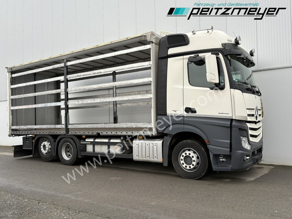 MERCEDES-BENZ Actros 2545 LL Pritsche, Klima, Standklima, PPC, EU 6 MP 4 - Edscha - Tentinis sunkvežimis: foto 2 MERCEDES-BENZ Actros 2545 LL Pritsche, Klima, Standklima, PPC, EU 6 MP 4 - Edscha - Tentinis sunkvežimis: foto 2