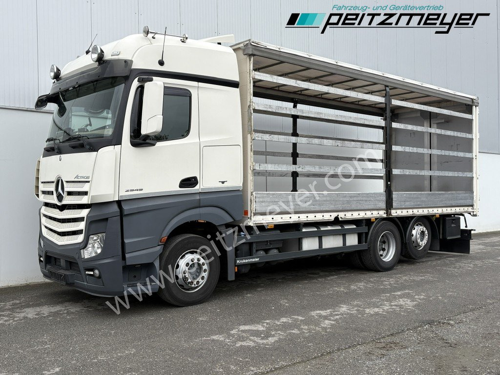 MERCEDES-BENZ Actros 2545 LL Pritsche, Klima, Standklima, PPC, EU 6 MP 4 - Edscha - Platforminis/ Bortinis sunkvežimis: foto 1 MERCEDES-BENZ Actros 2545 LL Pritsche, Klima, Standklima, PPC, EU 6 MP 4 - Edscha - Platforminis/ Bortinis sunkvežimis: foto 1