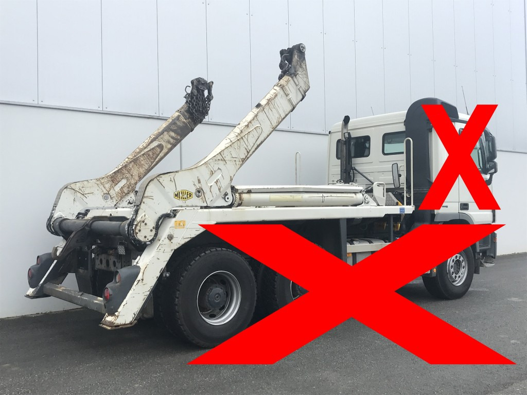 Meiller Absetzkipper AK 16 MTG - Actros 6x4 - Kablio/ Nuožulnaus pakėlimo sistema: foto 1 Meiller Absetzkipper AK 16 MTG - Actros 6x4 - Kablio/ Nuožulnaus pakėlimo sistema: foto 1