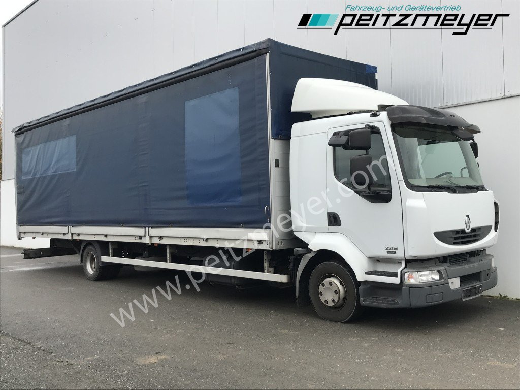 RENAULT (F) Midlum 220.12 Maxi Pritsche 9,5 m MAXI - Tentinis sunkvežimis: foto 2 RENAULT (F) Midlum 220.12 Maxi Pritsche 9,5 m MAXI - Tentinis sunkvežimis: foto 2