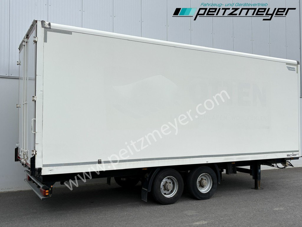 SPIER Tandemkoffer ZGL 255 Plywoodkoffer mit Hecktüren - Furgonas priekaba: foto 1 SPIER Tandemkoffer ZGL 255 Plywoodkoffer mit Hecktüren - Furgonas priekaba: foto 1